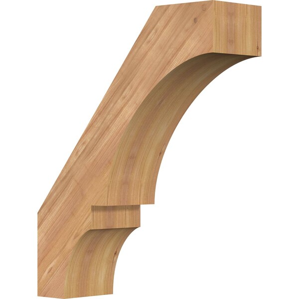 Ekena Millwork 5 1/2"W x 18"D x 22"H Balboa Smooth Knee Brace, Western Red Cedar BRC06X18X22BOA00SWR - main